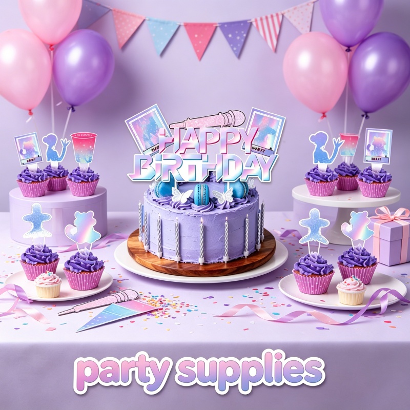 Table Cloth Disposable - Novo Kit de Decoração para Festa