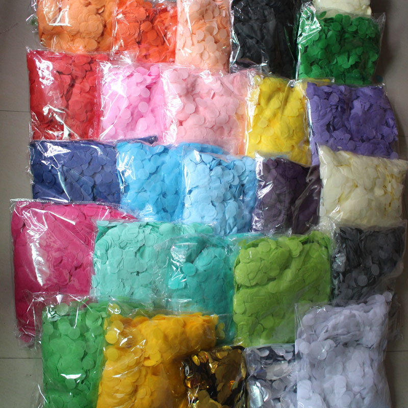Confetti Cannon Tube - 1 pacote de confetes balão claro