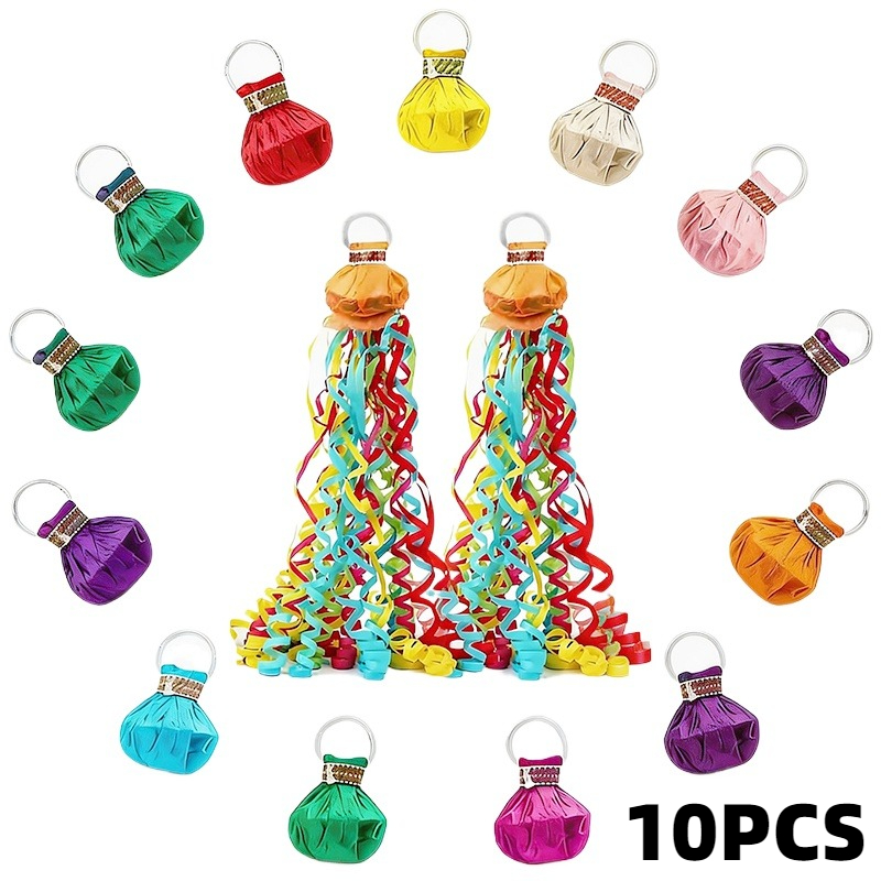 Confetti Cannon Tube - 10PCS Lançadores de Confete Coloridos para