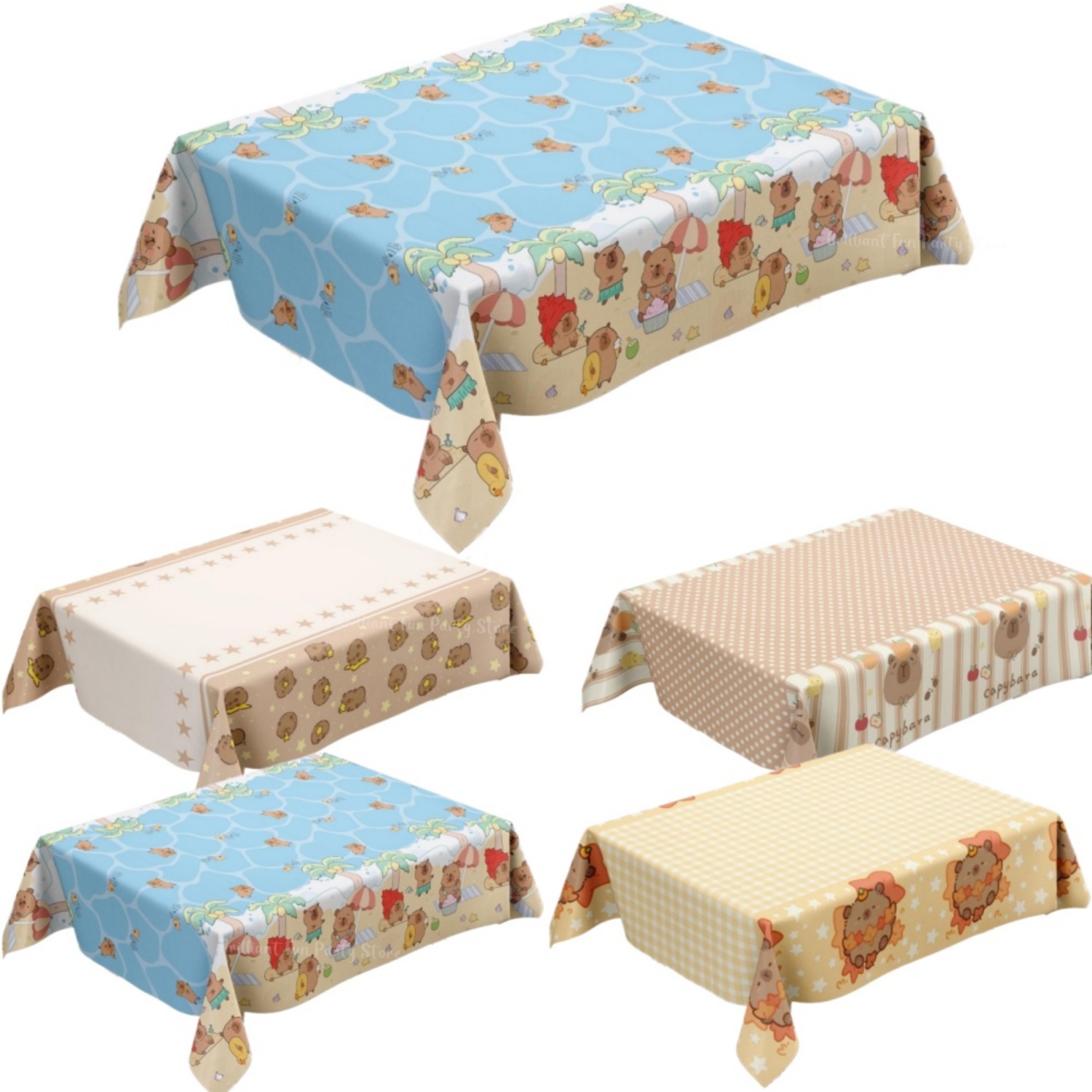 Toalha de mesa capivara fofa p - Table Cloth Disposable avaliação e preço